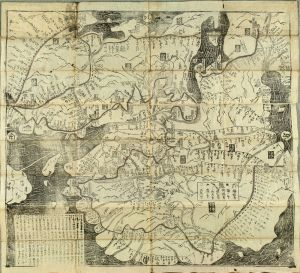 /西国順礼方角絵図　享保19年(1734)刊　元表紙　元題箋　少傷　のサムネール