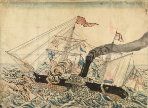 ストーンボート／長崎版画