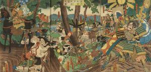芳虎 奥州大城戸大合戦之図 | 浮世絵 | 原書房 神田神保町