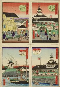 広重三代 東京名勝尽 築地ホテル館他 | 浮世絵 | 原書房 神田神保町