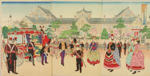 無款 大元帥閣陛下凱旋皇居御入城之図 | 浮世絵 | 原書房 神田神保町