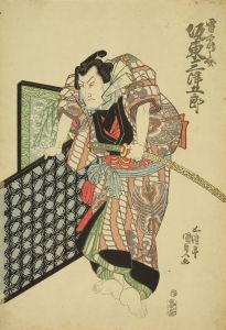 国貞 「万歳阿国歌舞伎」 雷鶴之助 坂東三津五郎 | 浮世絵 | 原書房