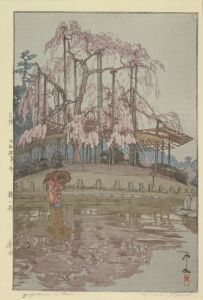 吉田博 桜八題 春雨 自摺 | 浮世絵 | 原書房 神田神保町