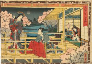 豊国三代 其姿紫の写絵 8 花宴 | 浮世絵 | 原書房 神田神保町