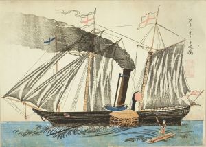 NAGASAKI SCHOOL/<i>Suton boto no zu</i> (Picture of a steam boat) 