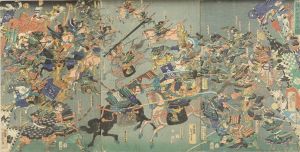 芳虎 湊川大合戦之図 | 浮世絵 | 原書房 神田神保町