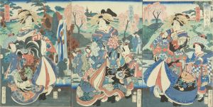 花競廓全盛／国周