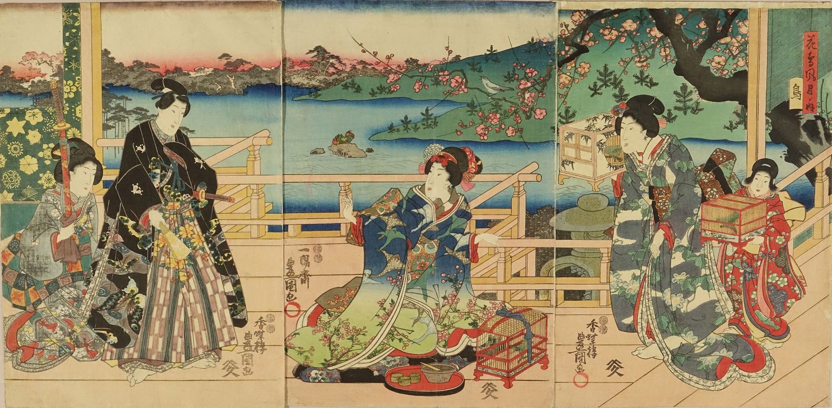 豊国三代 花鳥風月ノ内 鳥 | 浮世絵 | 原書房 神田神保町