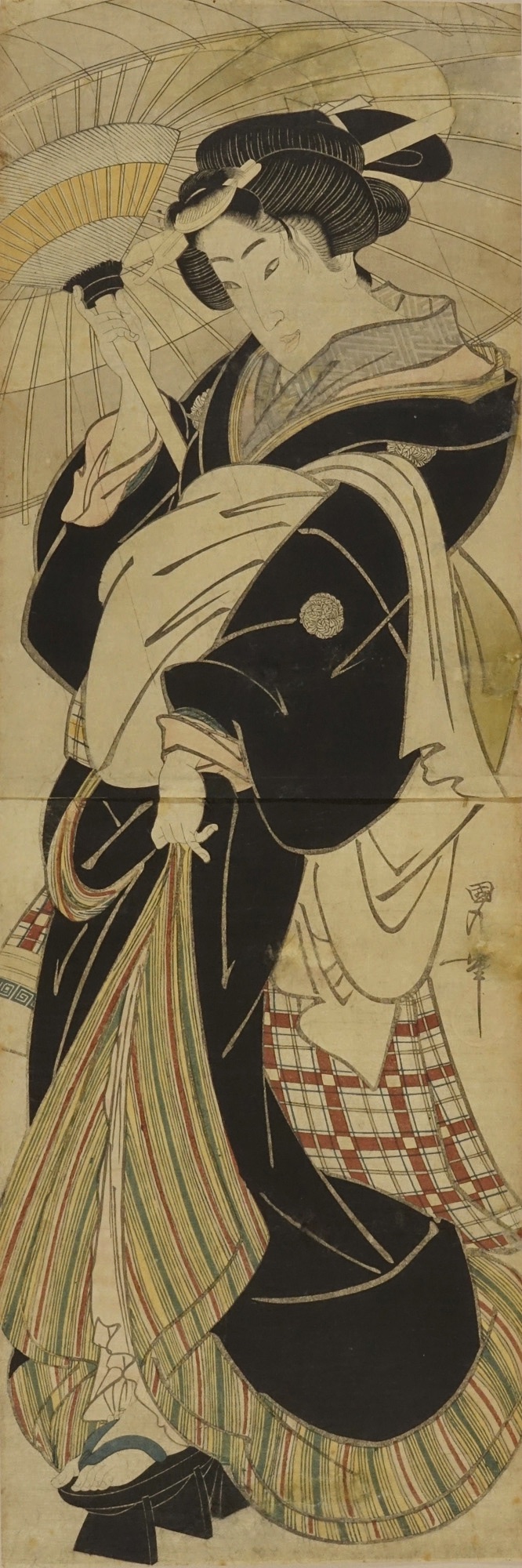 中国美術 美人画 傘立て 45.5cmサイズ 中国美術 美人画 傘立て 45.5cm