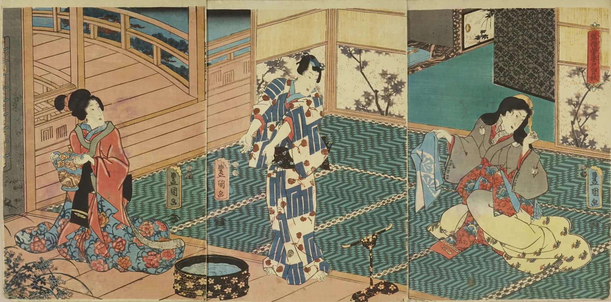豊国三代 露福夢妻戸白萩 | 浮世絵 | 原書房 神田神保町