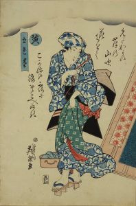 五色墨　黄／英泉