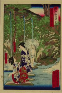 芳年 東京料理頗別品 音羽 滝蕎麦 | 浮世絵 | 原書房 神田神保町