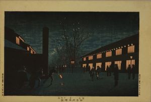 安治/新吉原夜桜景のサムネール
