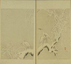 美術世界　巻の四　渡辺省亭編　明治24年 (1891)　木版図版入　極少汚／渡辺省亭