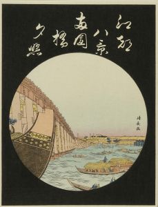 諸画家/歴代名作浮世絵風景画大系　手刷複製木版画　35枚図36枚揃　アダチ版　原寸　各台紙付　各日/英文解説付 (一部欠)　帙入のサムネール