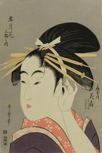 諸画家/未刊錦絵六大家名画撰　手刷複製木版画24枚揃　アダチ版画　原寸　各台紙付　各日/英文解説付　帙入 3枚シミのサムネール