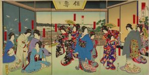 周延 柳橋芸妓粧 | 浮世絵 | 原書房 神田神保町