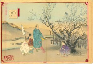月耕 浮世絵十二ヶ月 二月 鶯宿梅 | 浮世絵 | 原書房 神田神保町