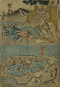 国芳/天狗のまね　地引たぬきのサムネール