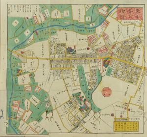 無款 江戸切絵図 青山渋谷絵図 尾張屋版 | 浮世絵 | 原書房 神田神保町