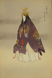 月岡耕漁/能楽百番　絵馬 女躰（右）のサムネール