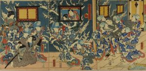 豊国三代 源氏十二ヶ月之内 師走 | 浮世絵 | 原書房 神田神保町