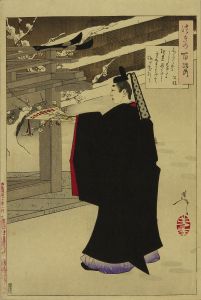 芳年/月百姿　藤原公任　しらしらと...のサムネール