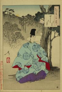 芳年/月百姿　世尊寺の月　小将義孝のサムネール
