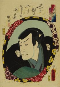 豊国三代/今様押絵鏡　沢井又五郎　中村歌雀のサムネール