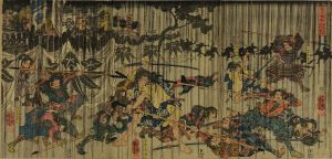 国芳/冨士裾野曽我兄弟本望遂図のサムネール