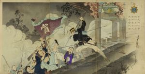 年方/玄武門攻撃随一軍功者　原田重吉氏先登奮戦図のサムネール