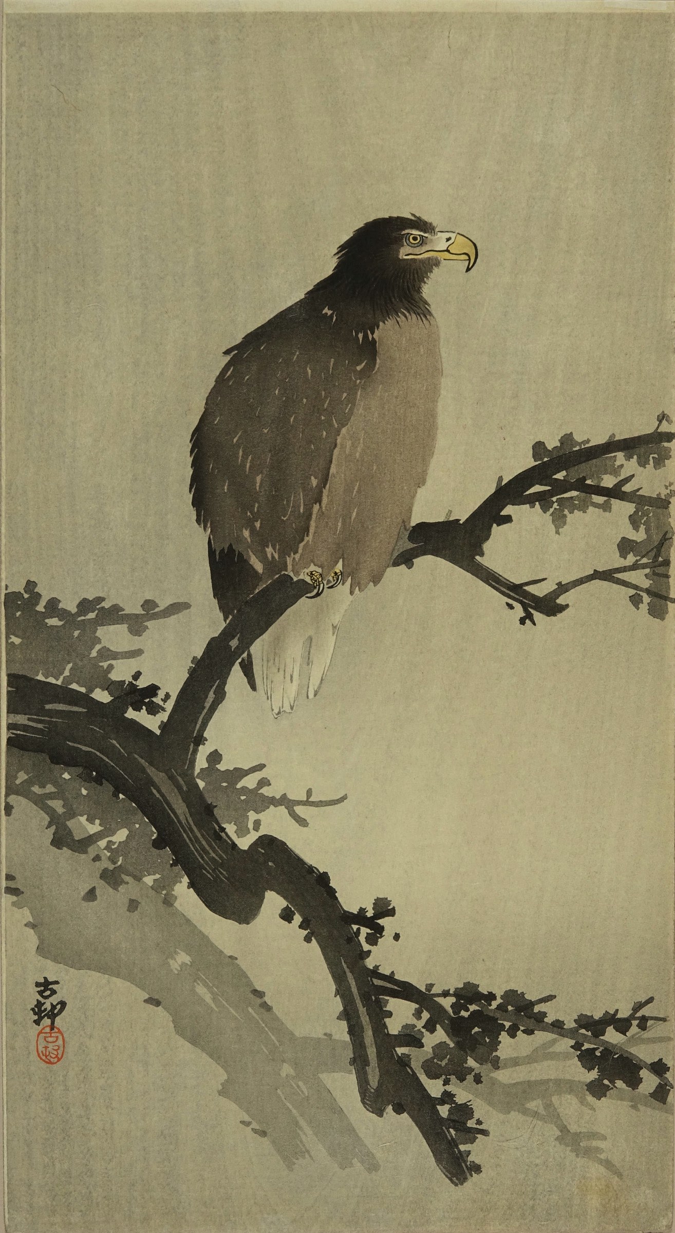 Hasui 巴水: Autumn at Tengui (Tengu) Cliffs, Shiobara 塩原の