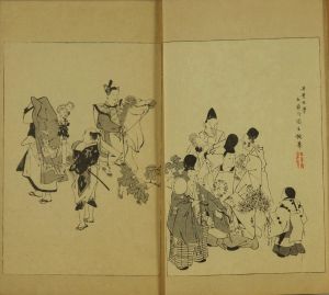 美術世界　巻の十四　渡辺省亭編　明治24年 (1891)　木版図版入／渡辺省亭
