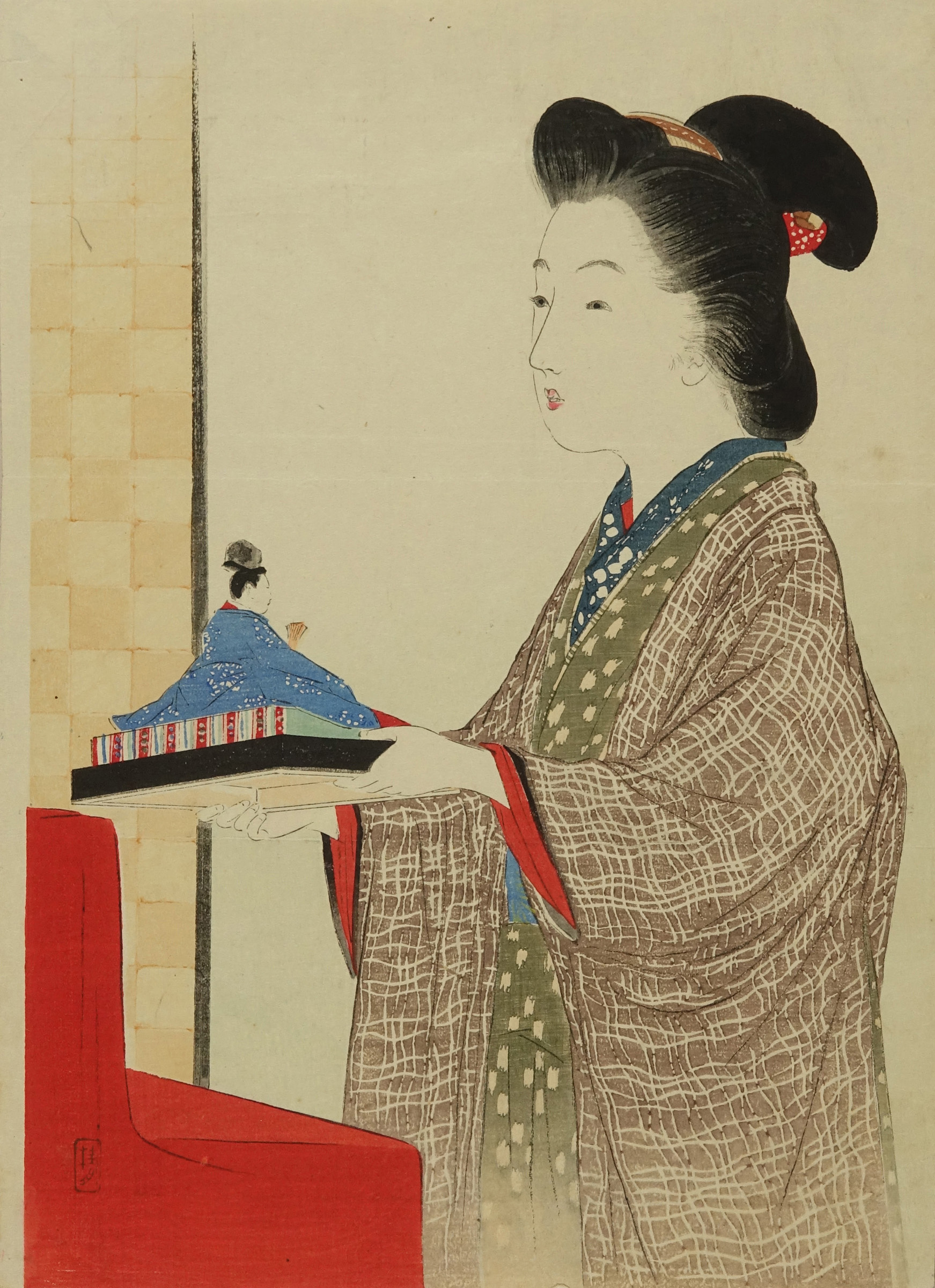 武内桂舟 「ひな」 18-4 | 浮世絵 | 原書房 神田神保町