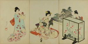 周延 徳川時代貴婦人之図 (金魚) | 浮世絵 | 原書房 神田神保町
