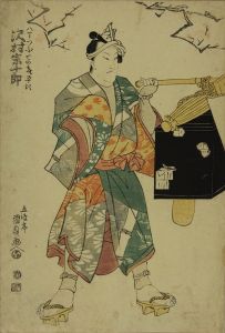 国貞/「巌島雪宮幣」　沢村宗十郎　八丁つぶての喜平治　のサムネール