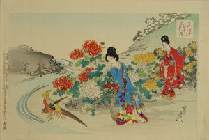 周延 十二ひと絵 長月乃菊見 | 浮世絵 | 原書房 神田神保町