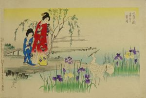 周延/十二ひと絵　皐月乃菖蒲のサムネール