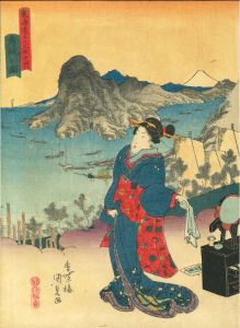 国貞/東海道五十三次之内 舞阪ノ図のサムネール