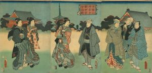 豊国三代 金龍山浅草寺観世音参詣図 | 浮世絵 | 原書房 神田神保町