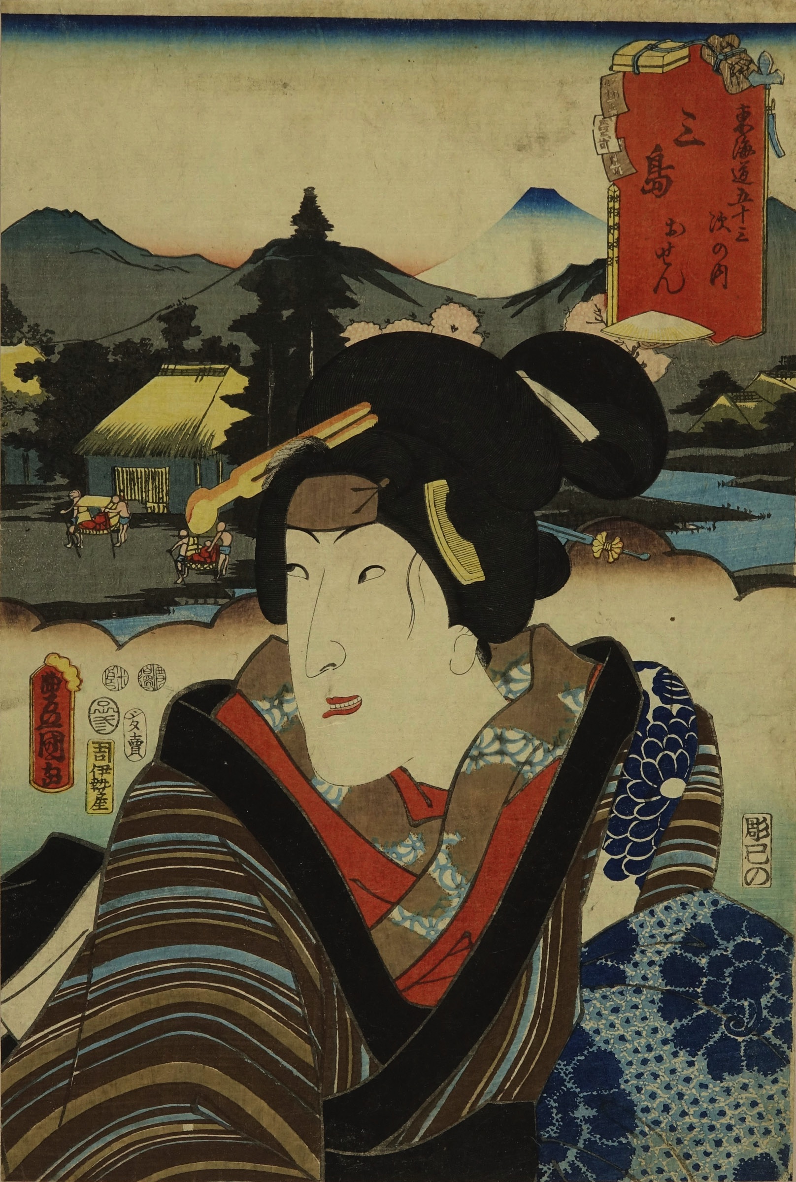 浮世絵 三代豊国祇園祭礼信仰記ukiyoe toyo kuni