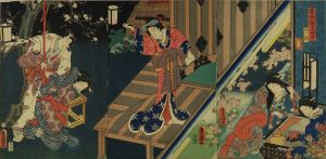 豊国三代 其由縁十二時斗 巳ノ刻 | 浮世絵 | 原書房 神田神保町