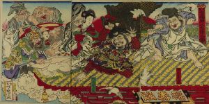 龍雲七福神之図 暁斎 新板七福神八犬傳之図 | 浮世絵 | 原書房 神田神保町