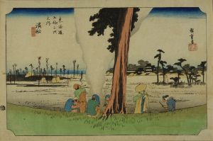 HIROSHIGE/Hamamatsu, from <i>Tokaido gojusan tsugi no uchi</i> (the Fifty-three stations of the Tokaido)