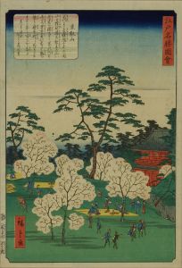 HIROSHIGE II/Toeizan, Kan'eiji Temple, from <i>Edo meisho zue</i> (Pictures of famous views of Edo)