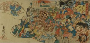 玉国/画本西遊記 百鬼夜行之図のサムネール
