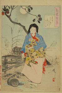 YOSHITOSHI/<i>Chiyodono ga...</i>, from <i>Tsuki hyakushi</i> (One-hundred aspects of the moon)
