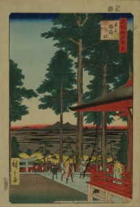 HIROSHIGE/<i>Oji Inari no yashiro</i> (Ground of Oji Inari Shrine), from <i>Meisho Edo hyakkei</i> (One hundred views of famous places of Edo)