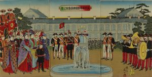 NOBUKAZU/View of the house of parliament, triptych