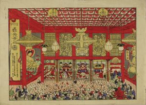JOSHIN/Interior of Zenkoji Temple, Shinano Province (Nagano)